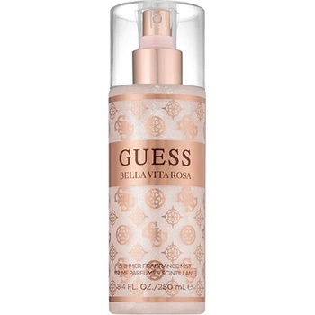 GUESS Bella Vita Rosa спрей за тяло с блестящи частици за жени 250 мл