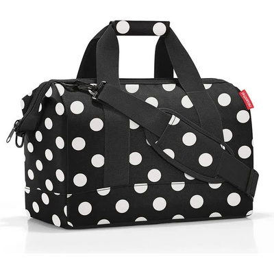 Reisenthel Чанта Reisenthel Allrounder m bag - Black (Dots White)