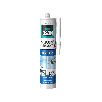 Bison International B. V. Силиконов уплътнител BISON SILICONE SANITARY WHITE 280 мл