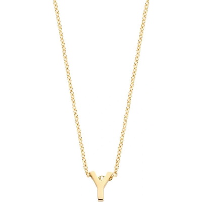 Blush Златно дамско колие с буква Blush 3155YGO_Y (3155YGO_Y)