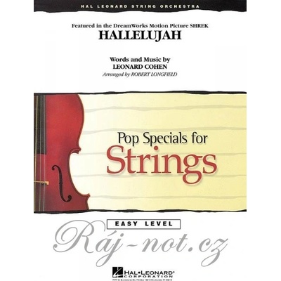 Hallelujah Pop Specials For Strings / partitúra + party