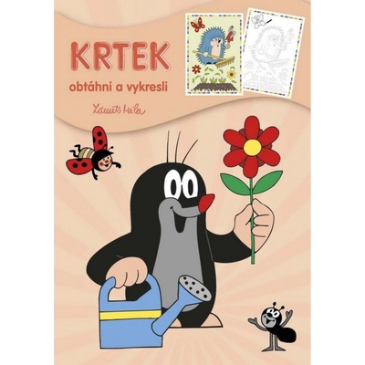 Omalovánky obtáhni a vykresli A5 Krtek
