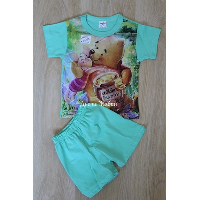 КомТекс Лятна пижама Мечо Пух, 92 /зелена/