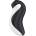 Satisfyer Orca - водоустойчив въздушно-вълнов клиторстимулатор (черно-бял)