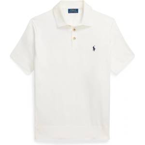 Ralph Lauren Риза с къс ръкав Polo Ralph Lauren Men's Knitted Short Sleeve Shirt - Deckwash White - sportihobi - 506,54 лв