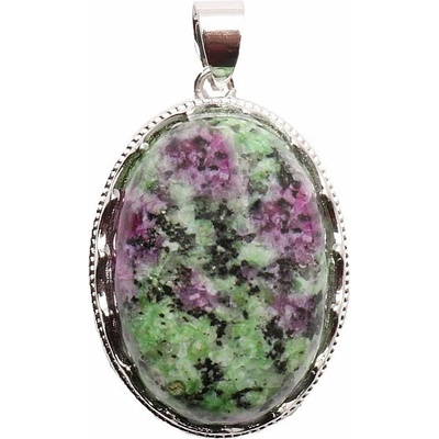 Nefertitis Rubín v zoisitu přívěsek extra oválný NF7096