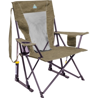 GCI Outdoor Къмпинг стол Gci Comfort Pro Rocker XL Camping chair - Heathered Aged Fatigue - размер 64, 2 x 96, 2 x 95, 7 cm (580-1657-0111)