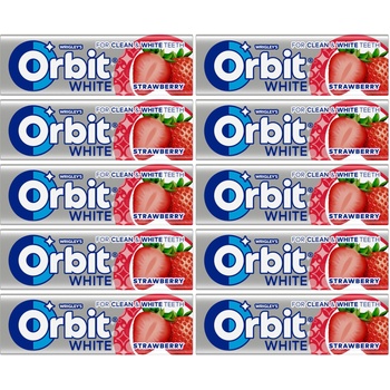 Mars Дъвка Wrigley's Orbit White Strawberry 30 броя x 14 г в кутия