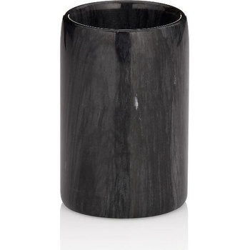 KELA Мраморна поставка за четки за зъби KELA Liron, черна (1705)