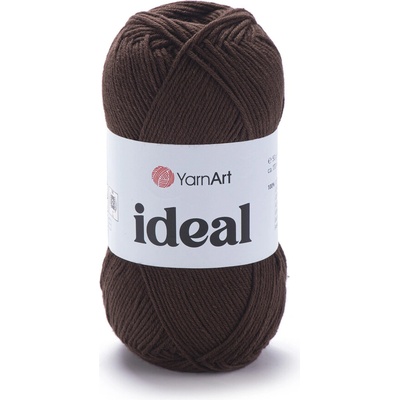 Yarn Art příze Ideal 232 hnědá