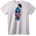 NOONEBRAND Тениска Череп на Капитан Америка - 2XL, White