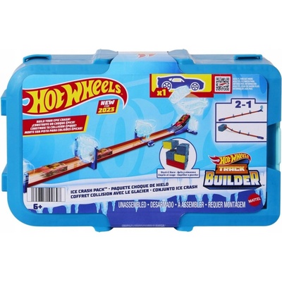 Mattel Hot Wheels HNJ66 Track builder balení drah se závodními doplňky – Zboží Dáma