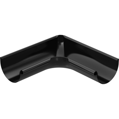 Bryza STAL Vnútorný roh 125 mm čierny