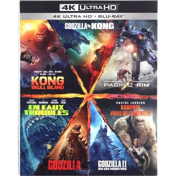 Godzilla / Godzilla: King of the Monsters / Kong: Skull Island / Godzilla vs. Kong / Pacific Rim BD