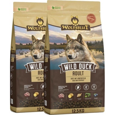 Wolfsblut Wild Duck Adult 2 x 12,5 kg