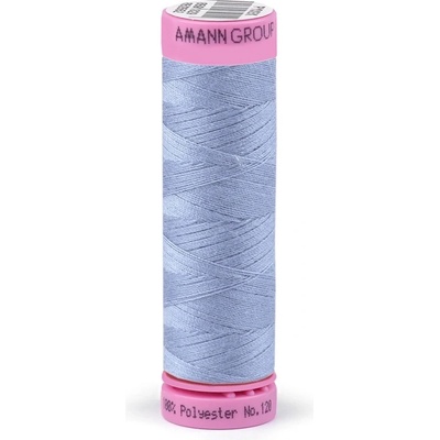 Polyesterové nitě návin 100 m Aspo Amann, střední, 0356 Placid Blue
