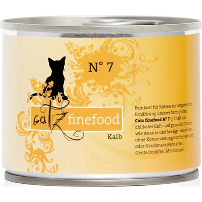 Catz finefood No.7 s teľacím mäsom 200 g