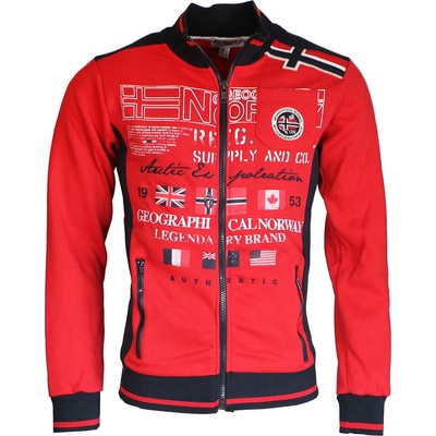 GEOGRAPHICAL Norway mikina GERINOS MEN 100 červená