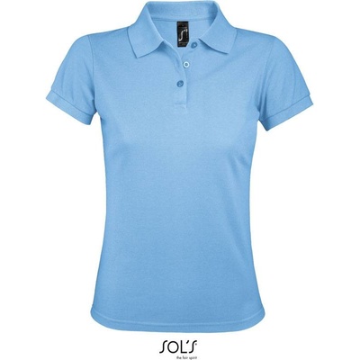 SOL'S Prime Women Dámske polo modrá sky