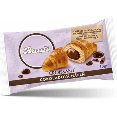Bauli Kváskový croissant s čokoládovou náplňou 50 g
