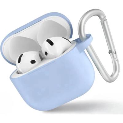 Blueo Калъф за AirPods 4 - Защитен калъф от течен силикон - небесно син