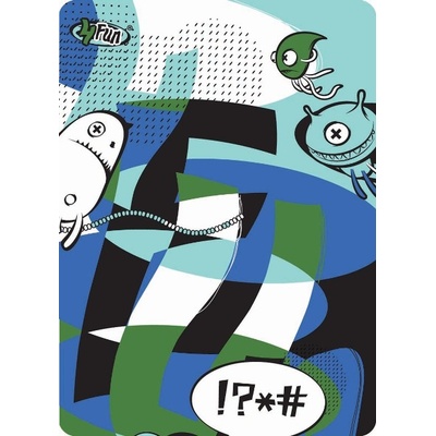 4Fun multifunkčná šatka monster blue