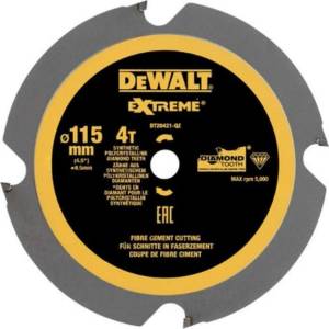 DEWALT - Режещ диск 115х9, 5 мм, 4 зъба DT20421 (DT20421)