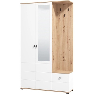 Sconto Predsieňová zostava CANVEY dub artisan/biela