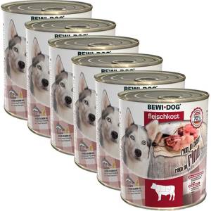 Bewi Dog консерви - Говеждо месо 6 x 800г