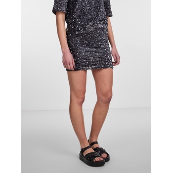 Pieces Черни дамски панталони с пайети Pieces Kam Pieces | Cheren | ЖЕНИ | S