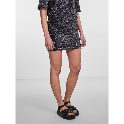 Pieces Черни дамски панталони с пайети Pieces Kam Pieces | Cheren | ЖЕНИ | S