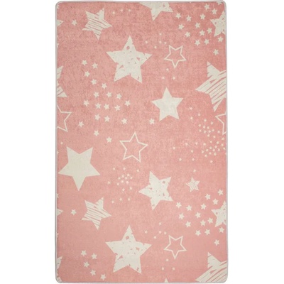 Chilai Home Kилим Chilai Home 876CHL1121, 100x160 см, Aнтибактериални кадифени нишки, Розов (876CHL1121)