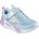 Skechers Маратонки Skechers Kids' Bungee and Strap Sparkle Mesh Print Runners - Mint/Multi