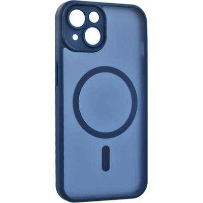 Gigapack iPhone 14 GIGAPACK Силиконов калъф за телефон, удароустойчив, MagSafe, ТЪМНОСИНЬО GP-187884 (GP-187884)