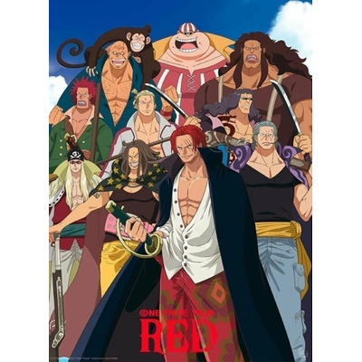 One Piece: Red Plakát - Red Hair Pirates 52 x 38 cm