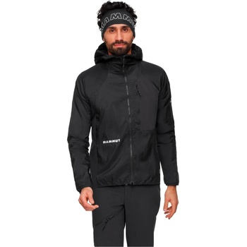 Mammut Мъжко ветрозащитно яке Mammut Eiger Nordwand Advanced Windbreaker Hooded Jacket Softshell jacket - Black (003-3446-0112)