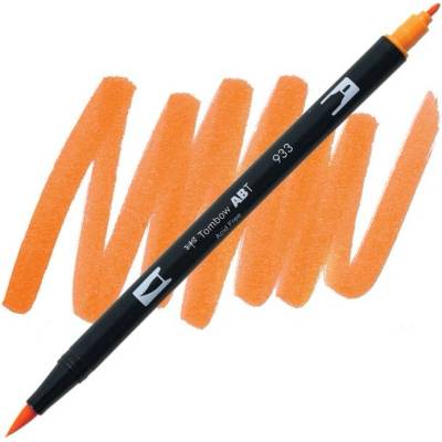 Akvarelová oboustranná fixa TOMBOW ABT, Orange (933)