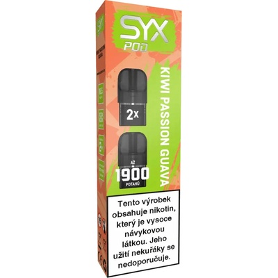 Syx Pod Kiwi Passion Guava 16,5 mg 2 x 950 potáhnutí 1 ks – Zboží Mobilmania