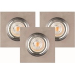 Spotlight 2515336 - Комплект 3x LED вградени лампи VITAR 1xGU10/5W/230V бетон (SP0747)