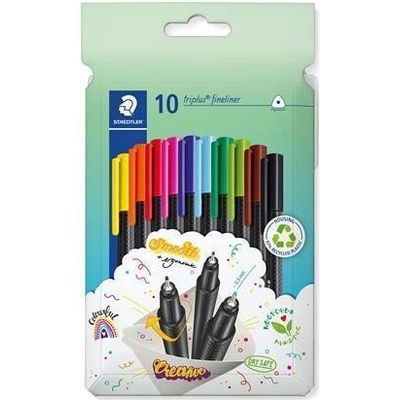 Staedtler Fine Triplus 334 10 barev sada 334 C10