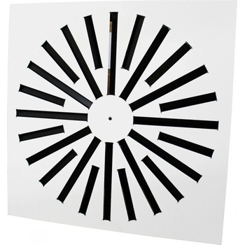 Dalap Vírivý anemostat štvorcový AMS 593x593 mm / 24 lamiel