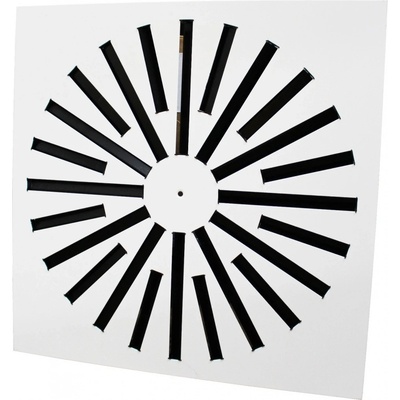 Dalap Vírivý anemostat štvorcový AMS 593x593 mm / 24 lamiel