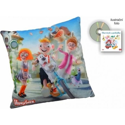 MÚ Brno Polštář Hurvínek Ulice +audio CD 30x30
