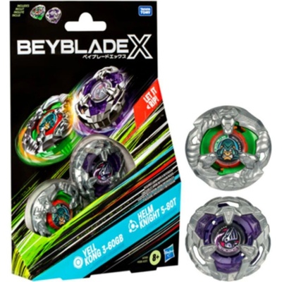 Beyblade X Dual Pack Yell Kong 3-60GB and Helm Knight 5-80T