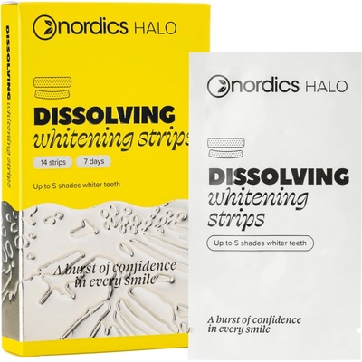 Nordics Halo Dissolving bieliace pásiky 14 ks