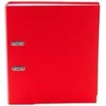 Leantoys A4 Document Binder/75mm Lever Mechanism Red