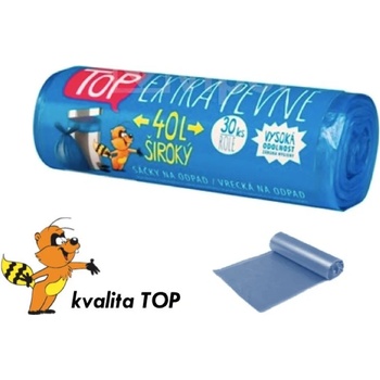 Vipor Pytle Top HDPE extra pevné 40l 10µm 30ks modré