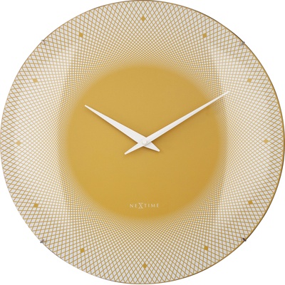 NeXtime Стенен часовник Deep 50 жълт (3300YL)