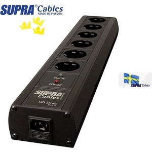 Supra Cables SUPRA MAINS BLOCK MD06-EU/SP SPC BLACK - Silver Edition (094432)