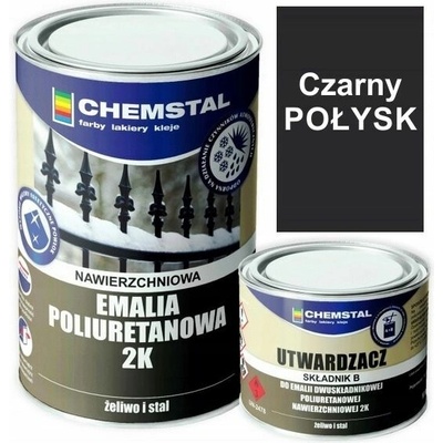Chemstal Vrchní polyuretanový email 2K 1,2 l černá
